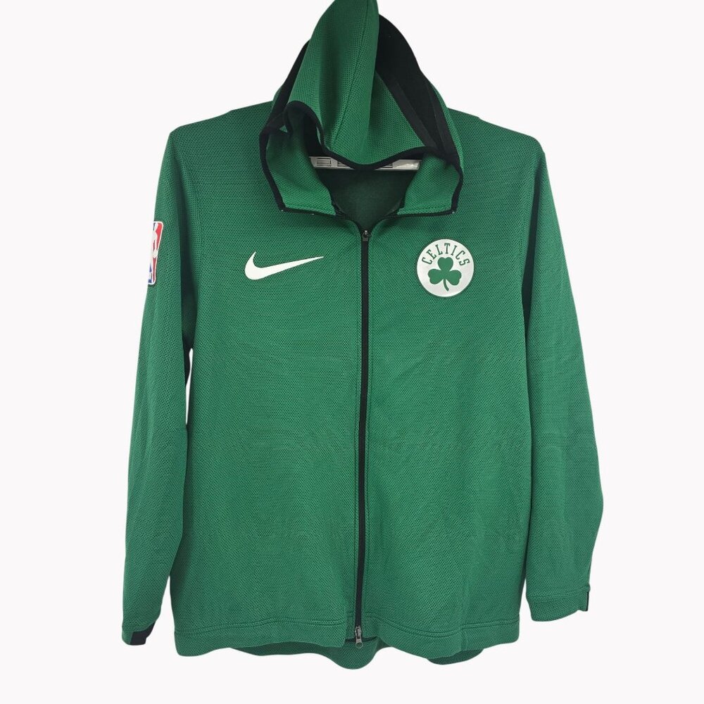 Nike Boston Celtics Showtime Therma Flex Full-Zip Hoodie XXL Green Performance